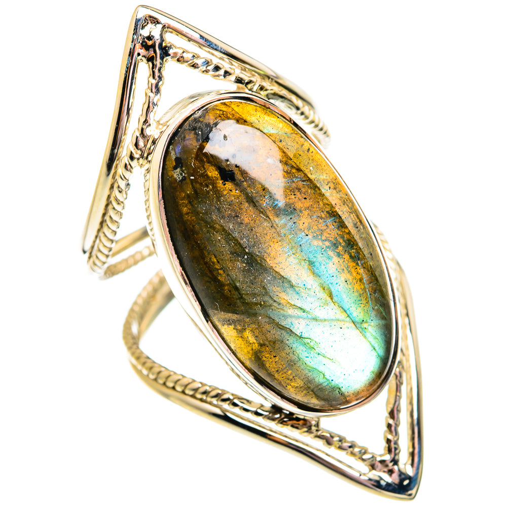 Labradorite Rings handcrafted by Anasilvercos - RING74951