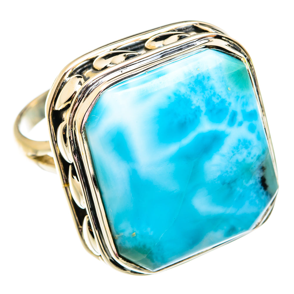Larimar Rings handcrafted by Anasilvercos - RING74953