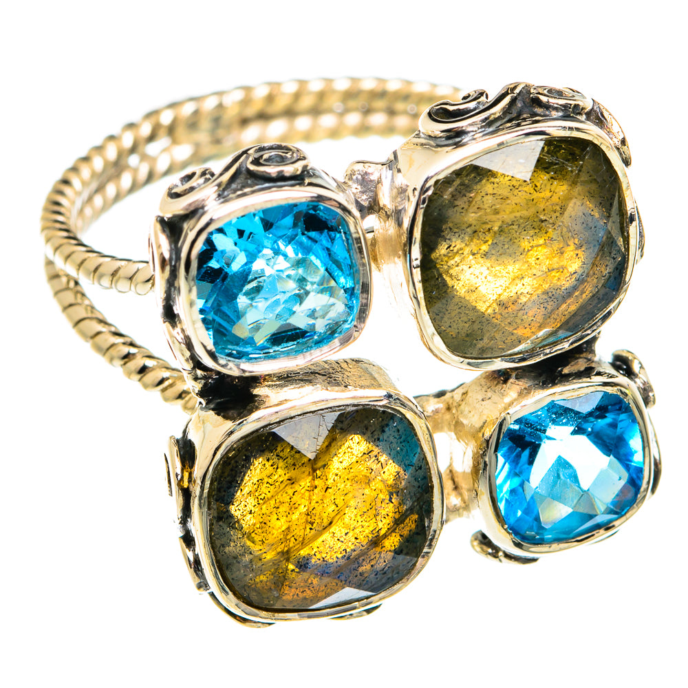 Labradorite Rings handcrafted by Anasilvercos - RING74955