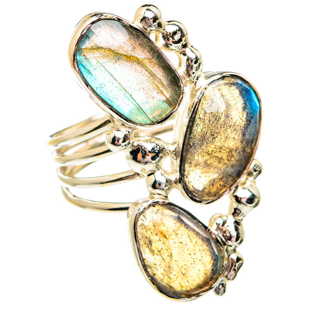 Labradorite Rings handcrafted by Anasilvercos - RING74958