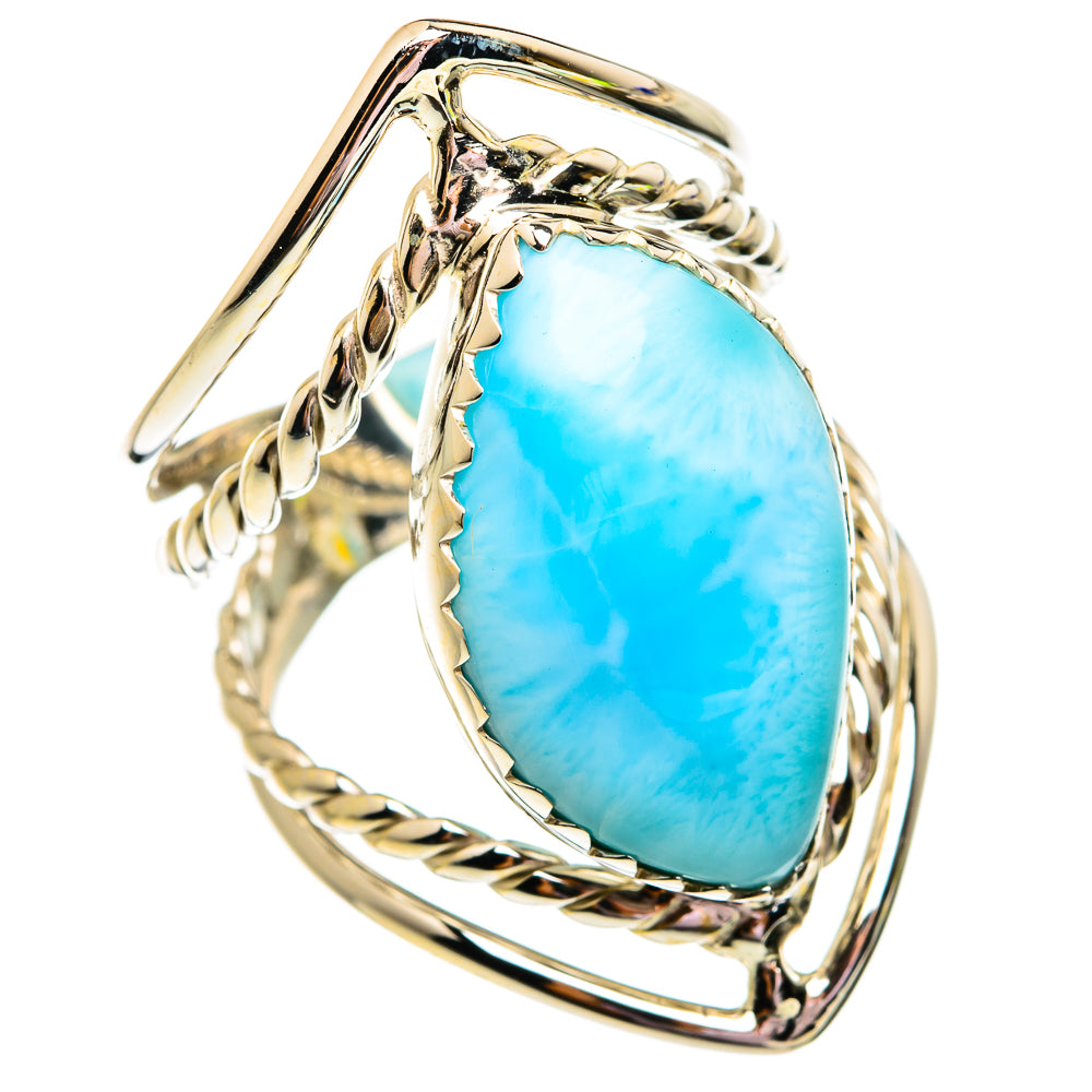 Larimar Rings handcrafted by Anasilvercos - RING74959