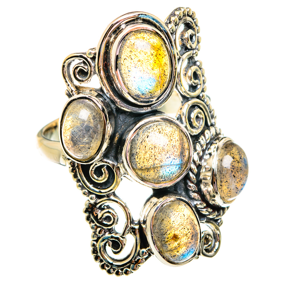 Labradorite Rings handcrafted by Anasilvercos - RING74960