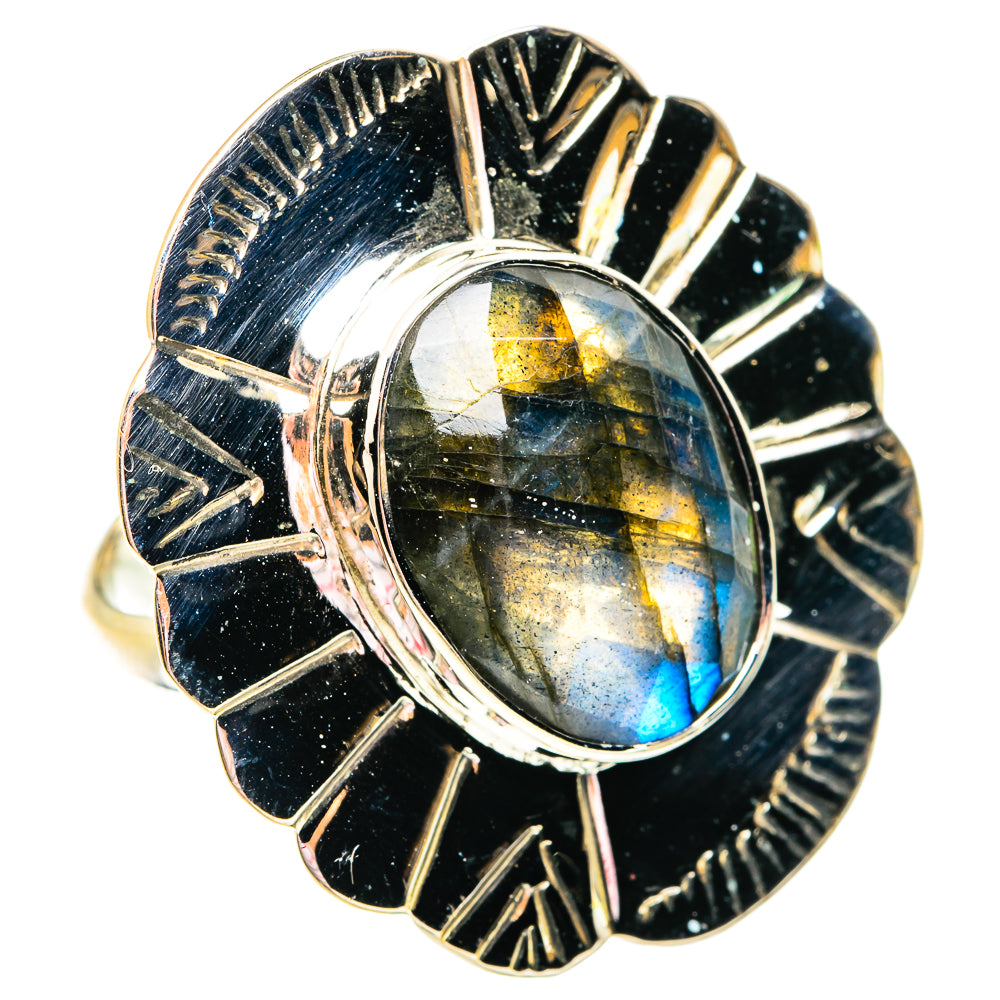 Labradorite Rings handcrafted by Anasilvercos - RING74961