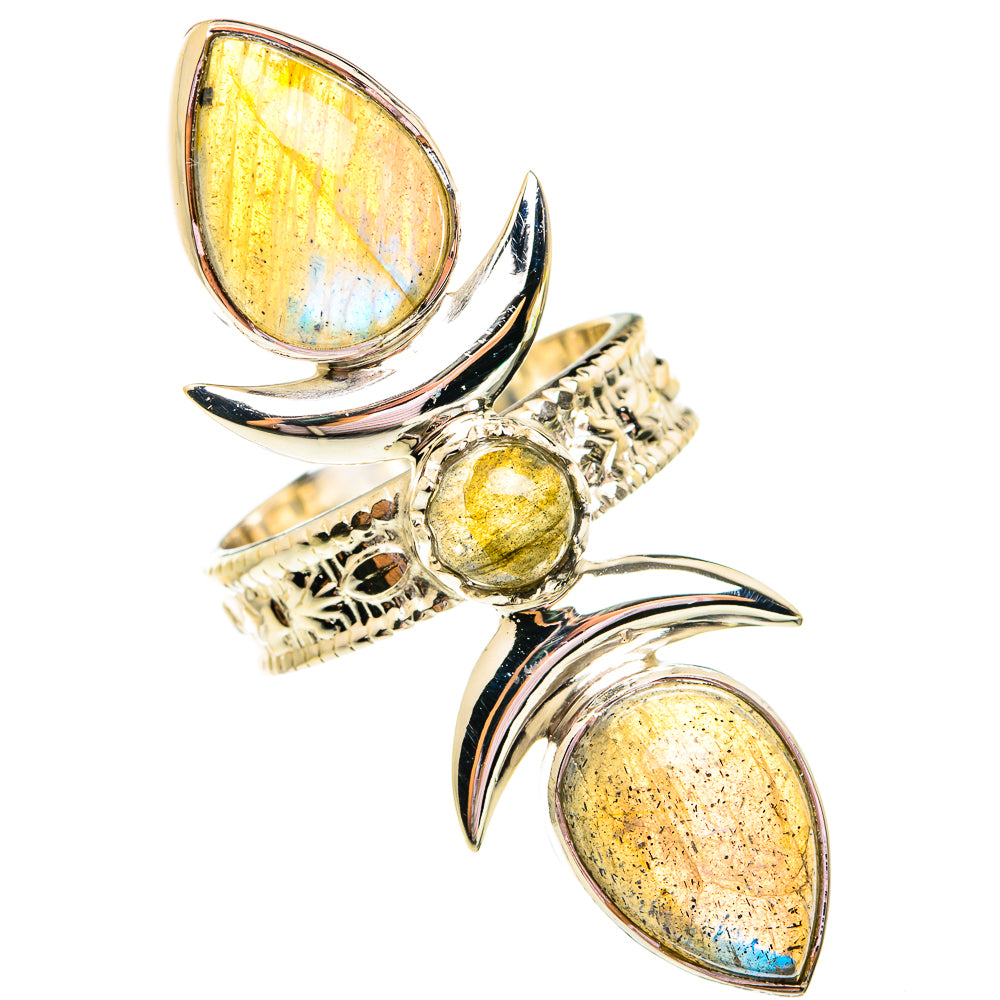 Labradorite Rings handcrafted by Anasilvercos - RING74964