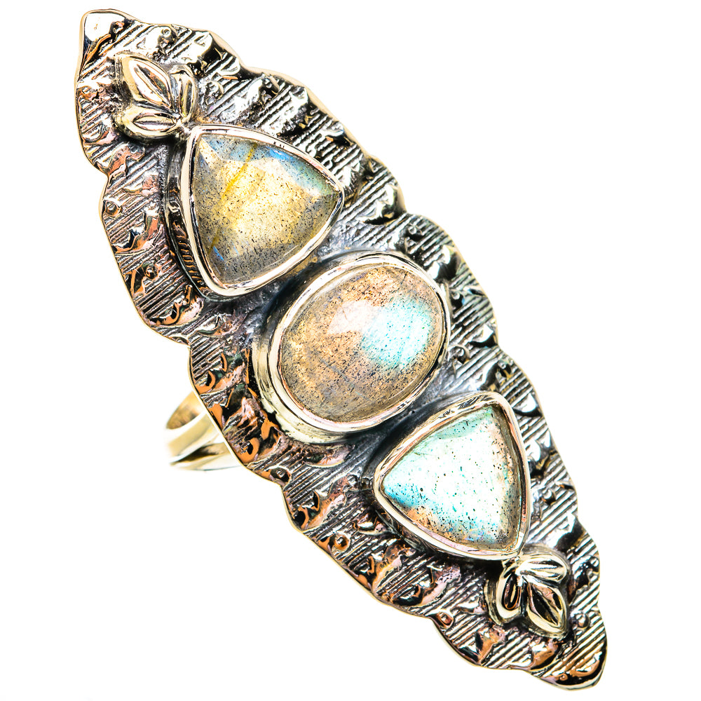 Labradorite Rings handcrafted by Anasilvercos - RING74986