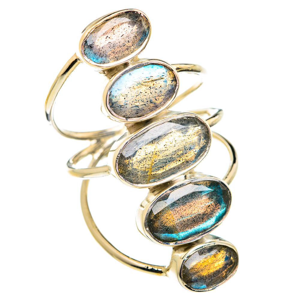 Labradorite Rings handcrafted by Anasilvercos - RING74988