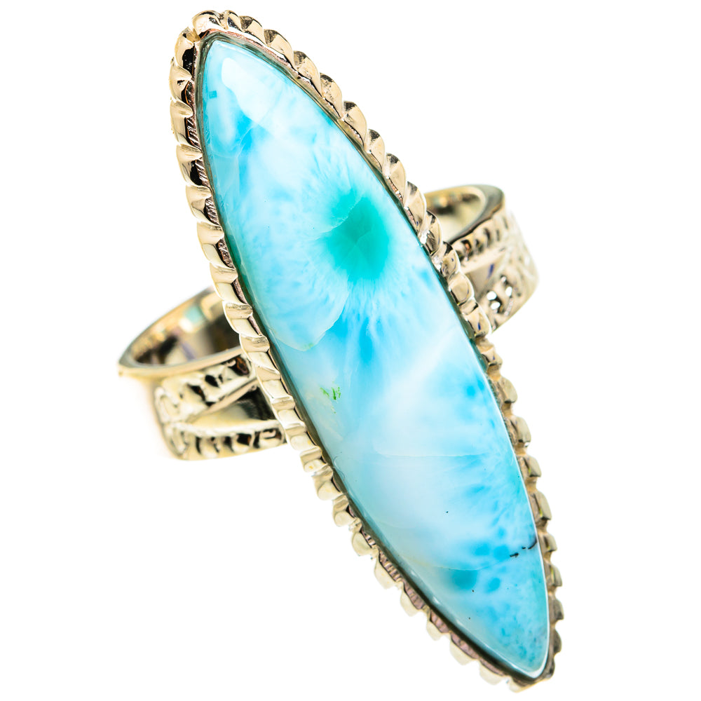 Larimar Rings handcrafted by Anasilvercos - RING74990