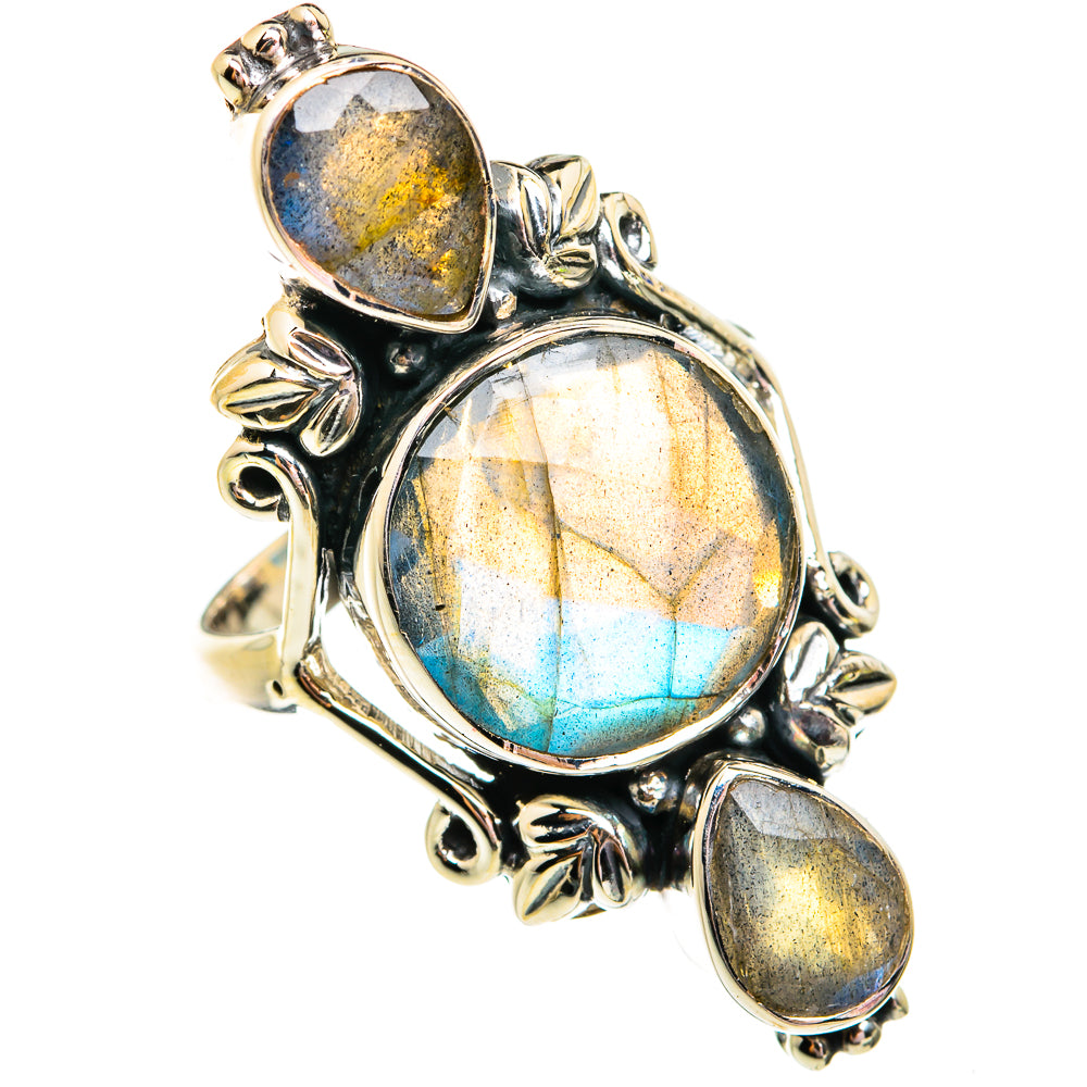 Labradorite Rings handcrafted by Anasilvercos - RING74993