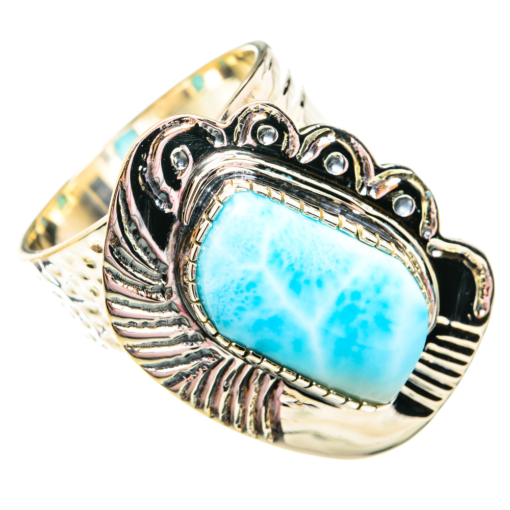 Larimar Rings handcrafted by Anasilvercos - RING74997