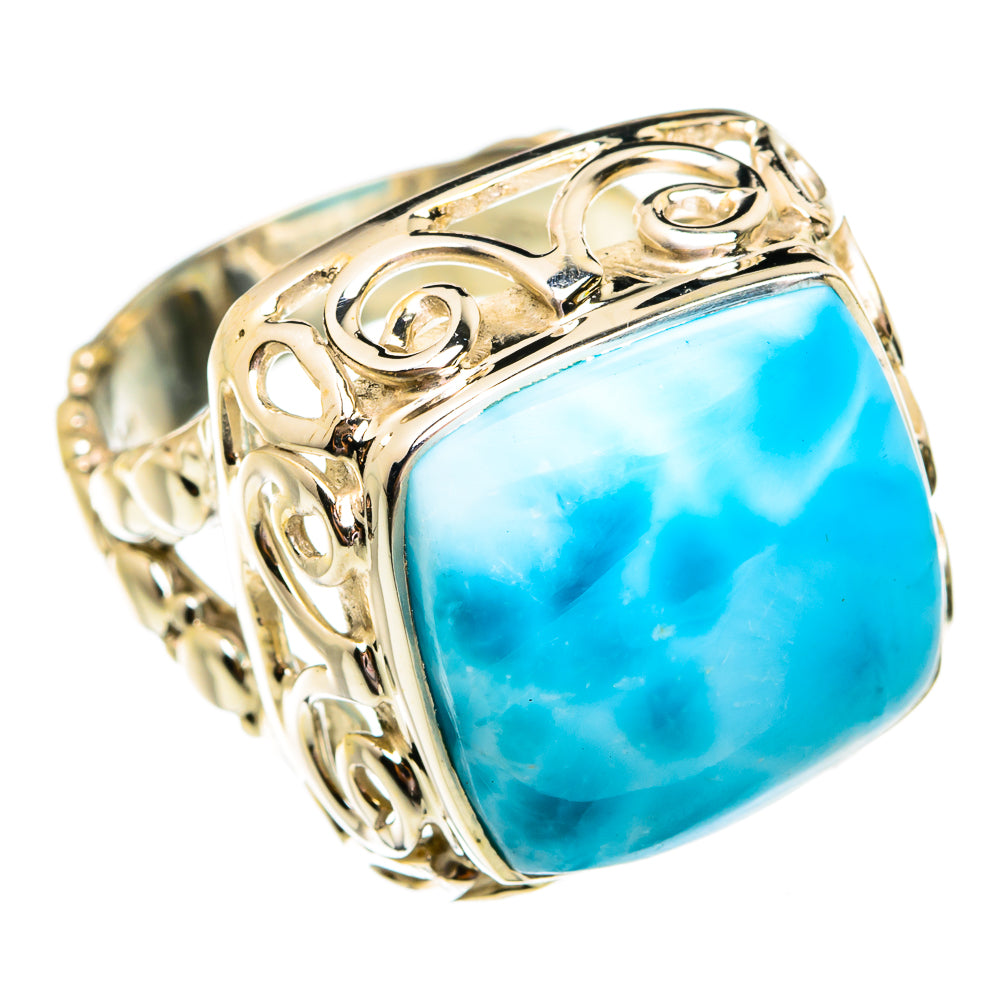 Larimar Rings handcrafted by Anasilvercos - RING75000