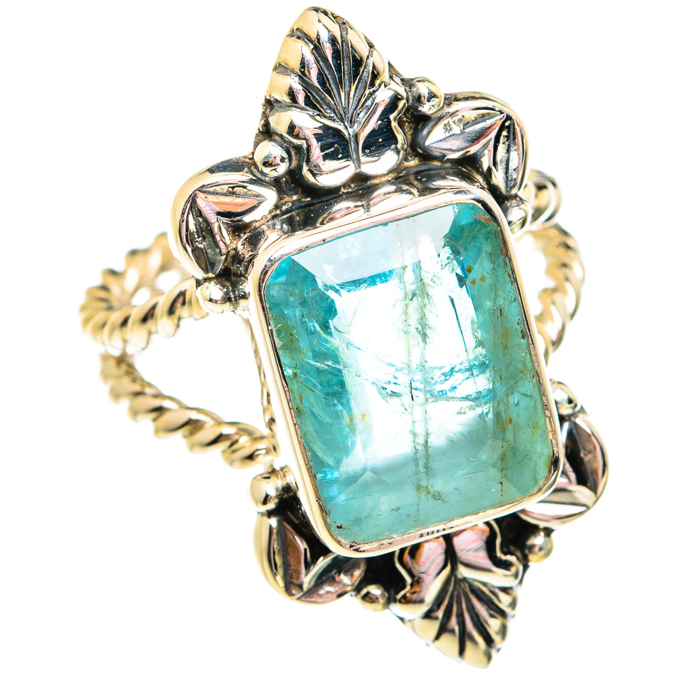 Aquamarine Rings handcrafted by Anasilvercos - RING75003