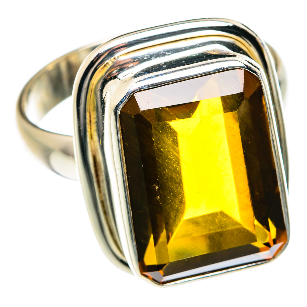 Mandarin Citrine Rings handcrafted by Anasilvercos - RING75026