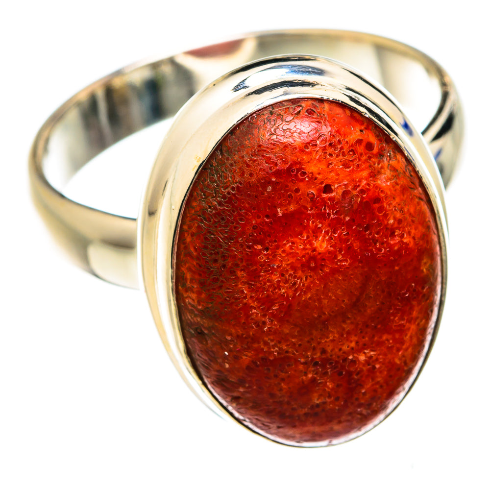 Sponge Coral Rings handcrafted by Anasilvercos - RING75027 - Photo 2