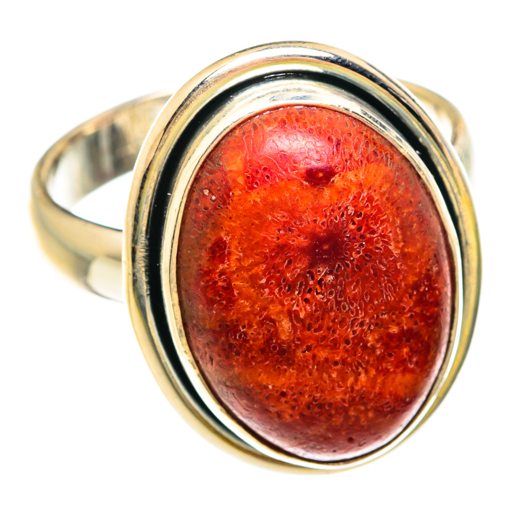 Sponge Coral Rings handcrafted by Anasilvercos - RING75124