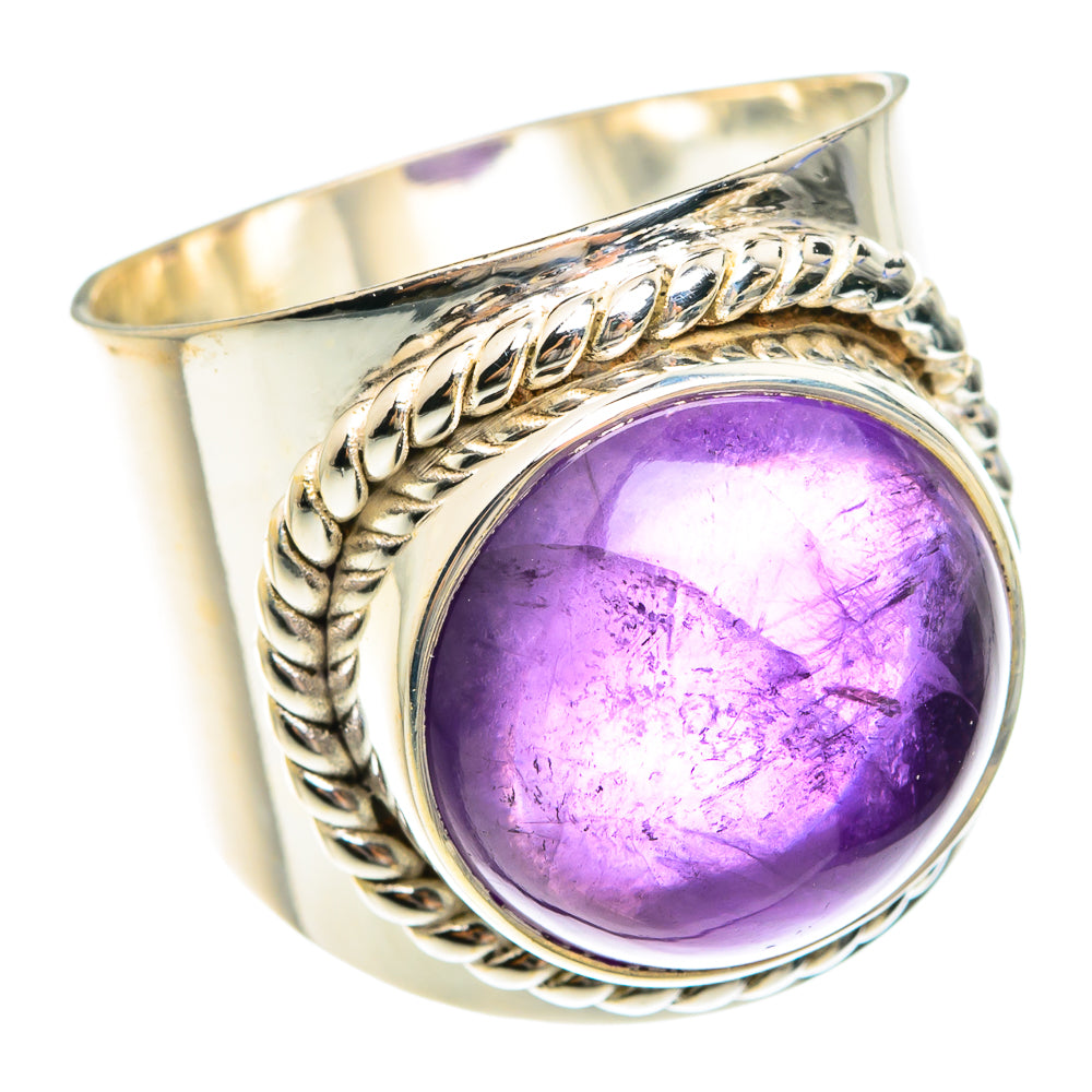 Amethyst Rings handcrafted by Anasilvercos - RING75128