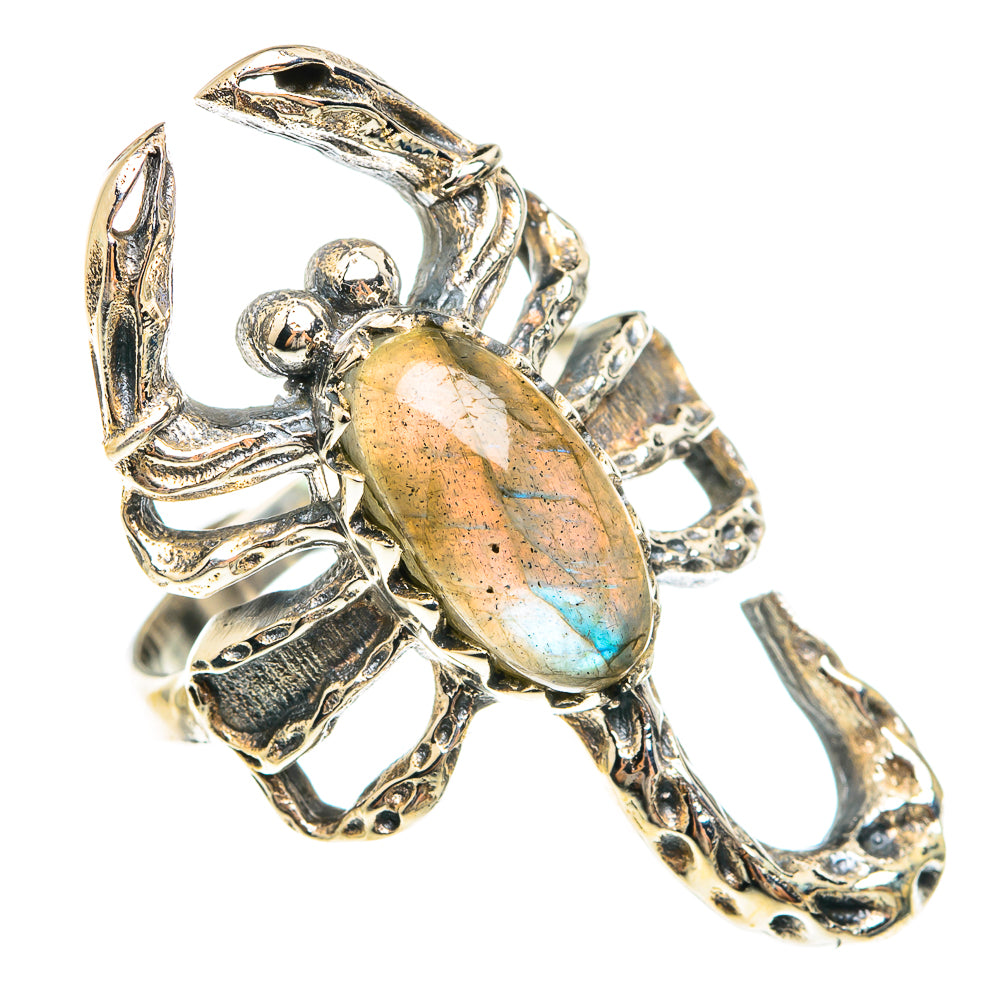 Labradorite Rings handcrafted by Anasilvercos - RING75139