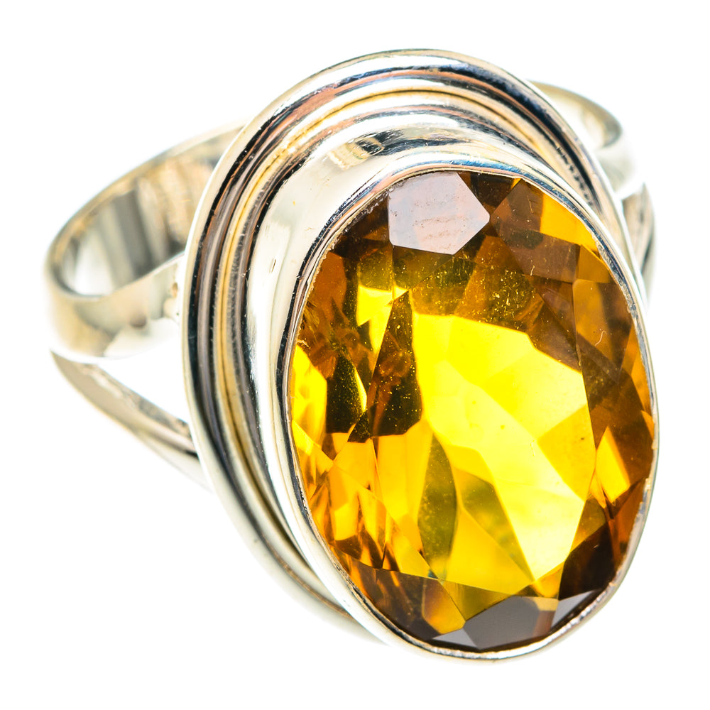 Mandarin Citrine Rings handcrafted by Anasilvercos - RING75149