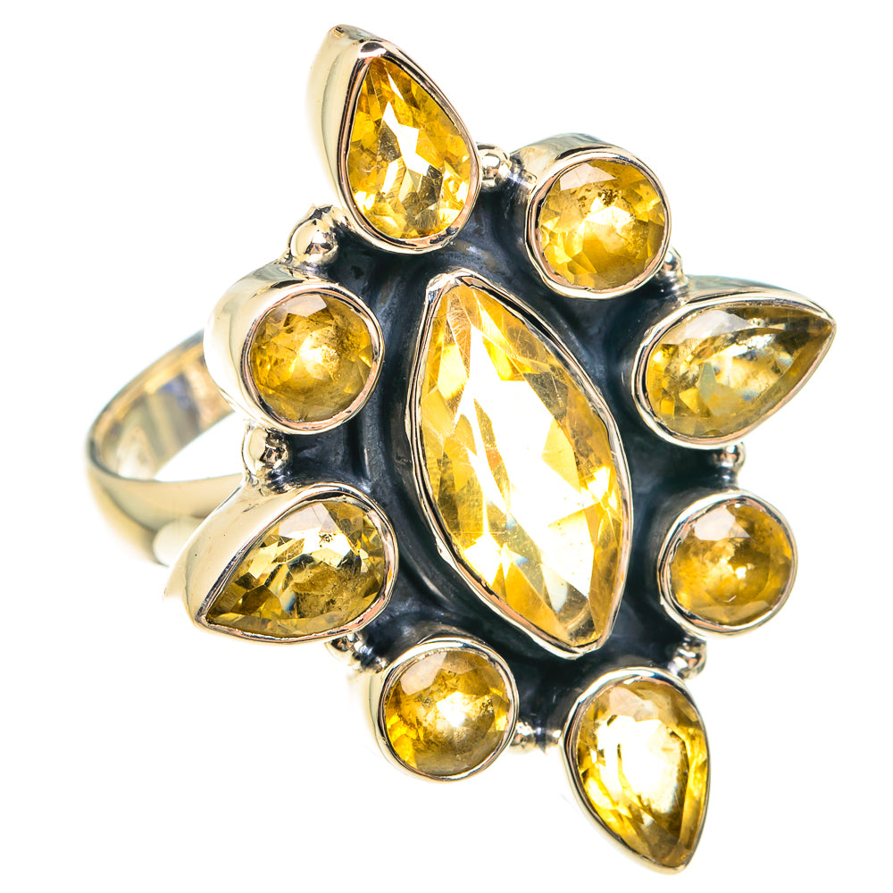 Citrine Rings handcrafted by Anasilvercos - RING75152
