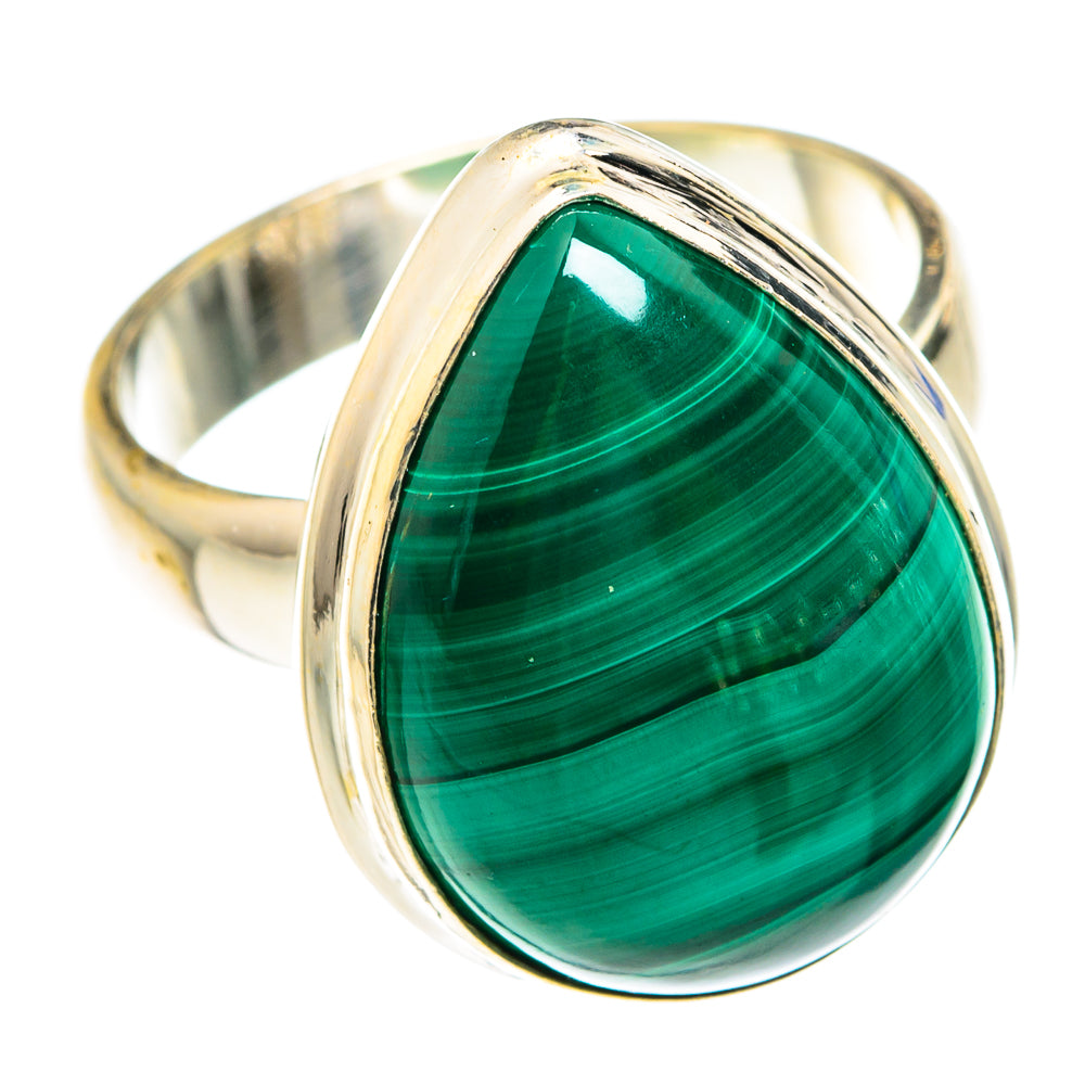 Malachite Rings handcrafted by Anasilvercos - RING75174