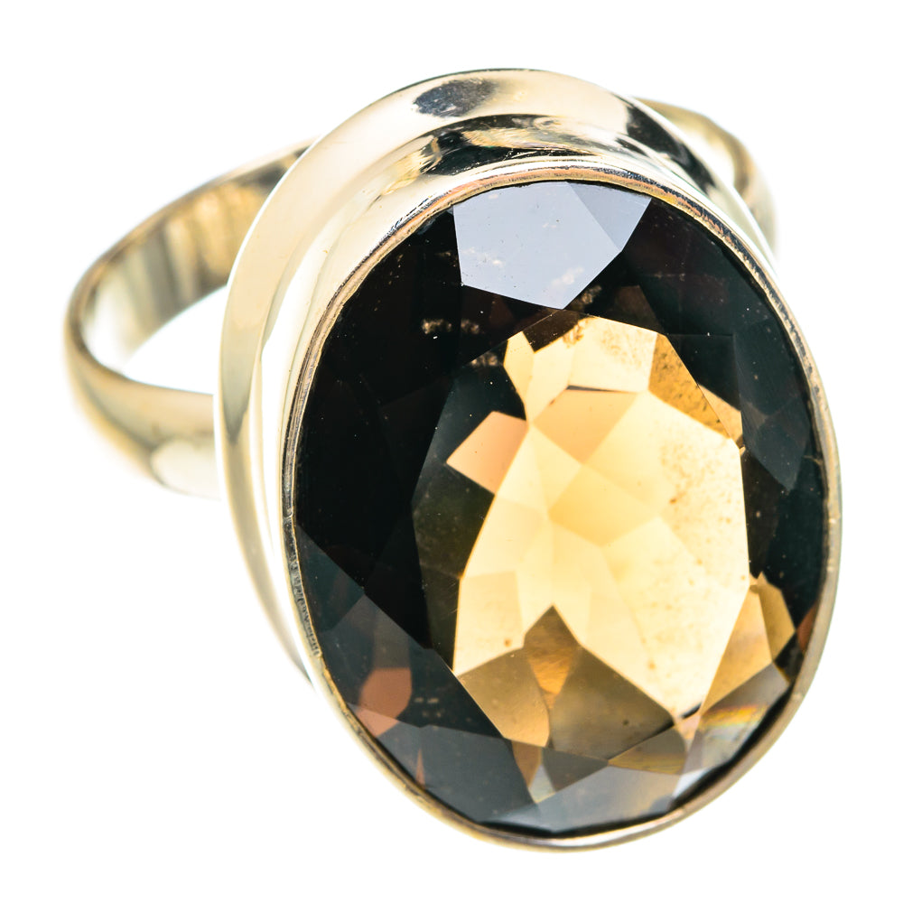 Smoky Quartz Rings handcrafted by Anasilvercos - RING75204
