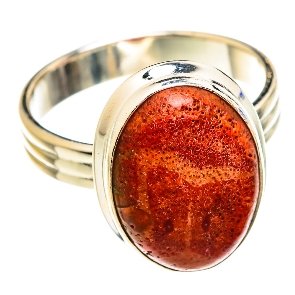 Sponge Coral Rings handcrafted by Anasilvercos - RING75209 - Photo 2