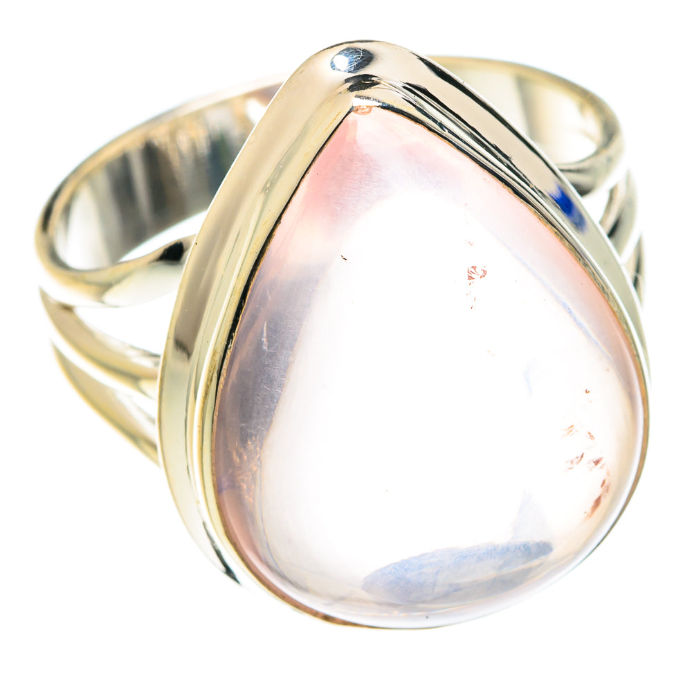 Rose Quartz Rings handcrafted by Anasilvercos - RING75210