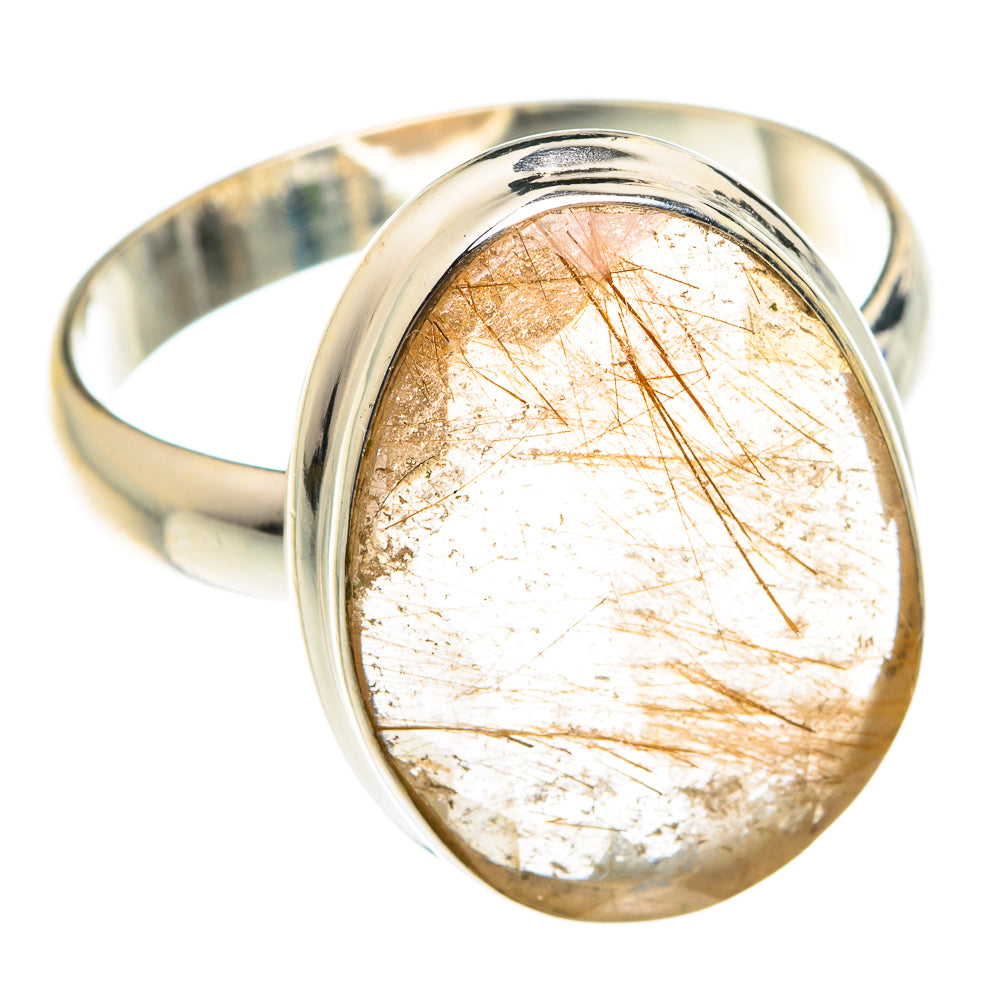 Rutilated Quartz Rings handcrafted by Anasilvercos - RING75215