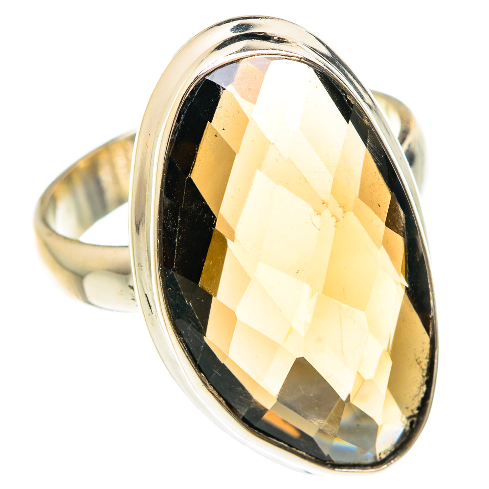 Smoky Quartz Rings handcrafted by Anasilvercos - RING75231