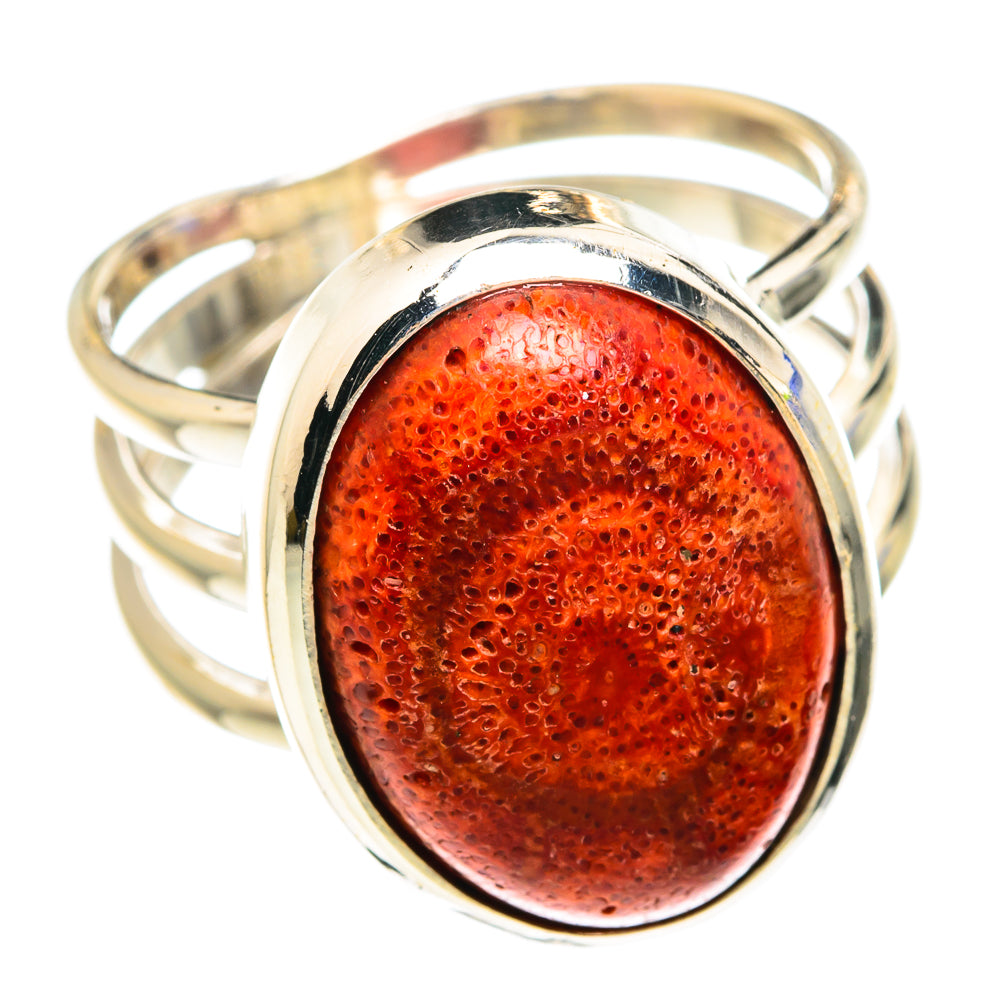 Sponge Coral Rings handcrafted by Anasilvercos - RING75234