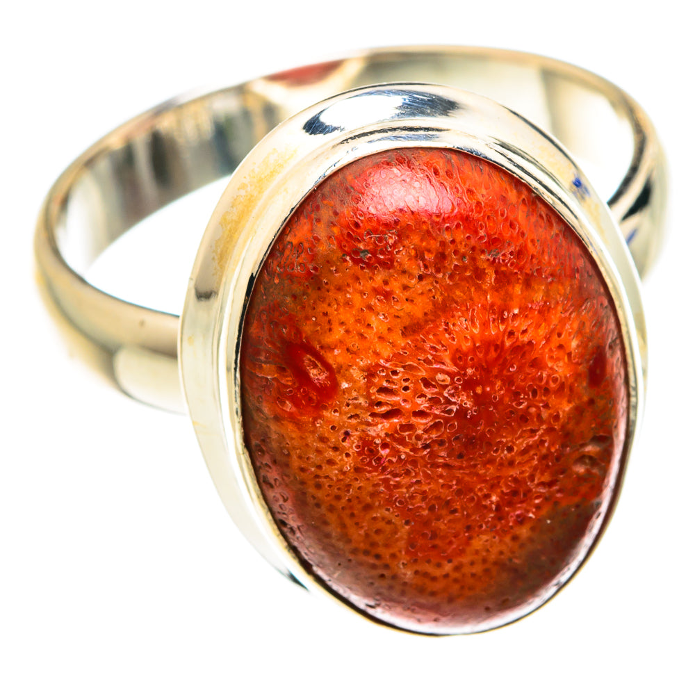 Sponge Coral Rings handcrafted by Anasilvercos - RING75235