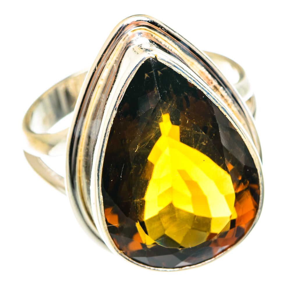 Mandarin Citrine Rings handcrafted by Anasilvercos - RING75257