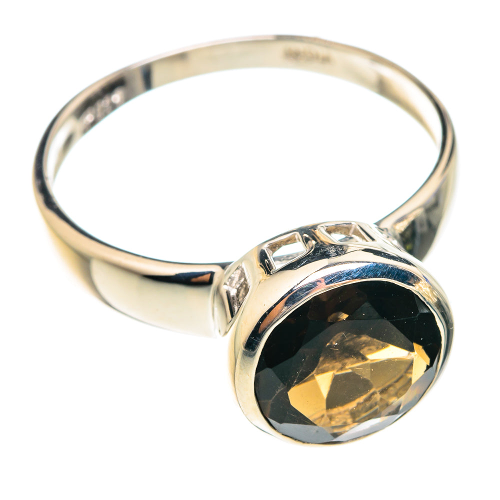 Smoky Quartz Rings handcrafted by Anasilvercos - RING75258