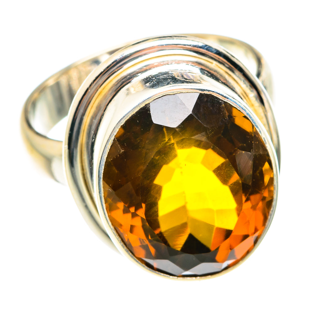 Mandarin Citrine Rings handcrafted by Anasilvercos - RING75259
