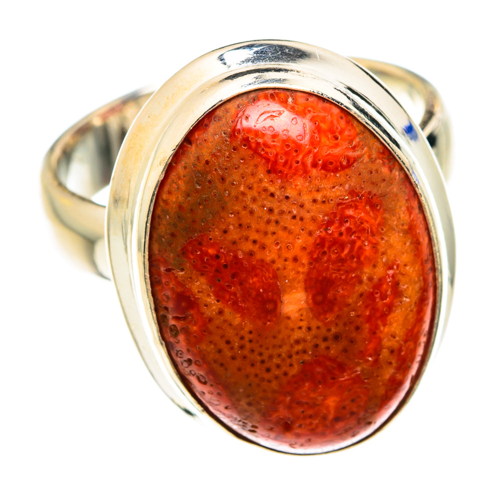 Sponge Coral Rings handcrafted by Anasilvercos - RING75260