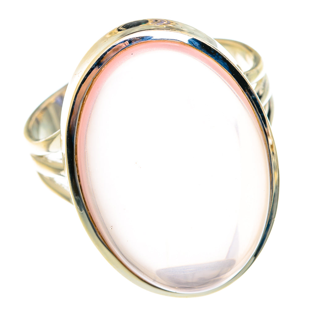Rose Quartz Rings handcrafted by Anasilvercos - RING75262