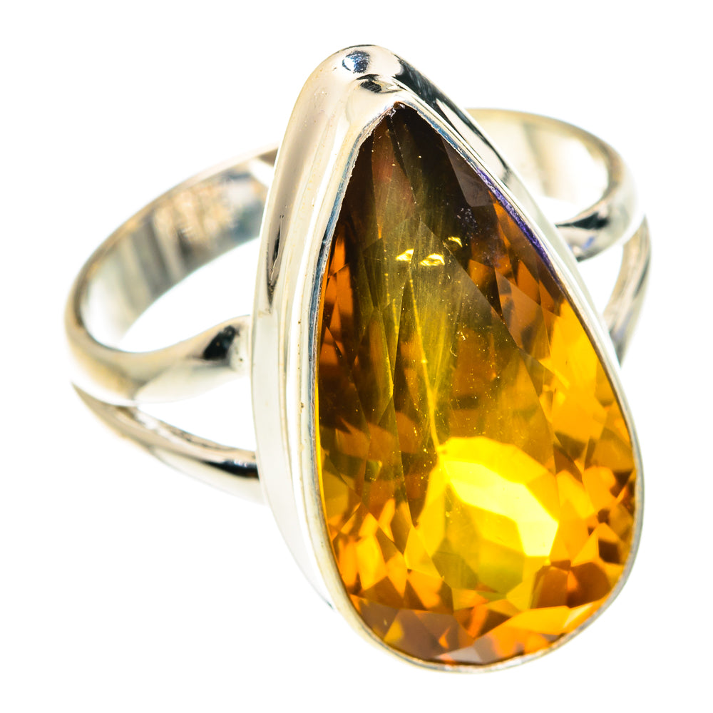 Mandarin Citrine Rings handcrafted by Anasilvercos - RING75282