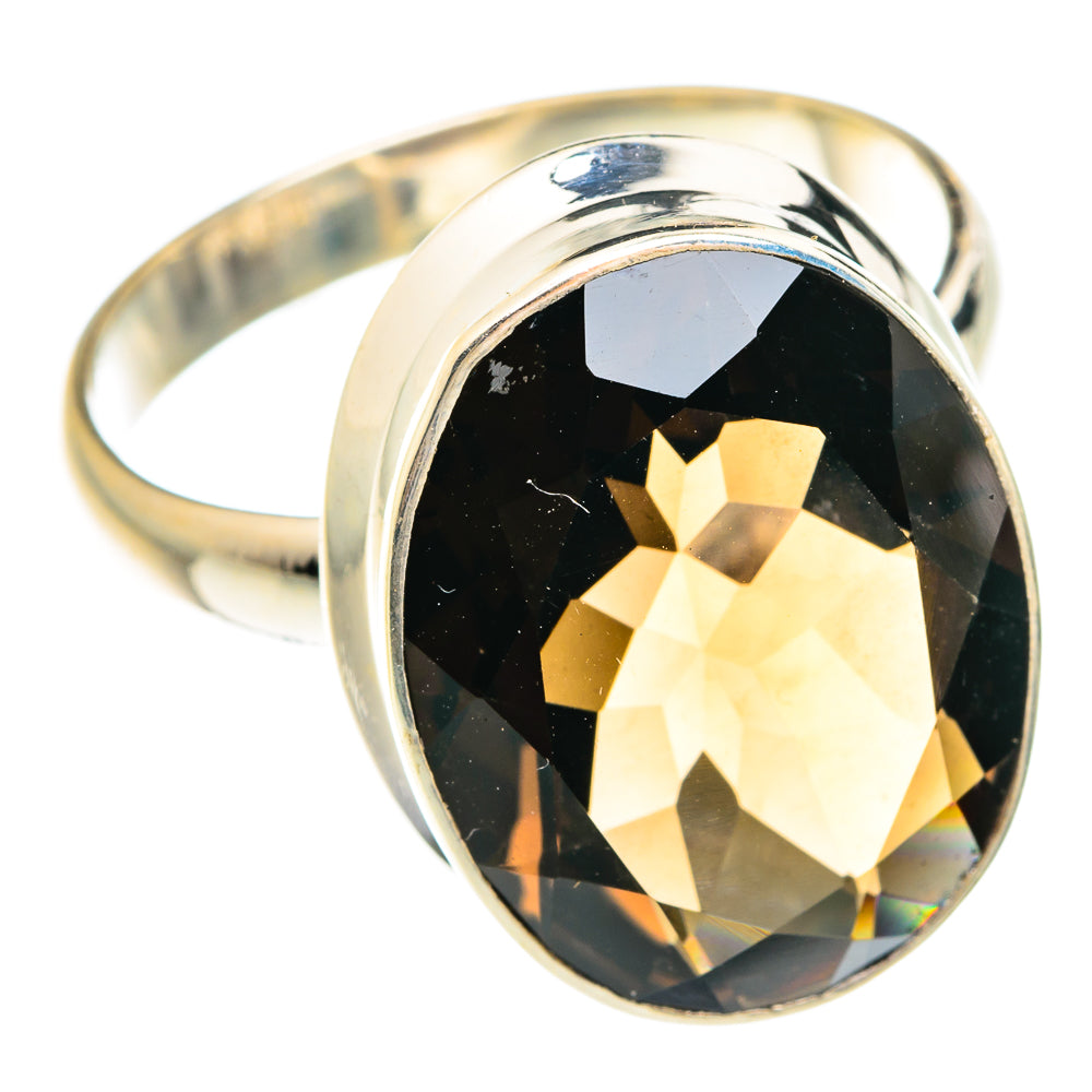 Smoky Quartz Rings handcrafted by Anasilvercos - RING75283