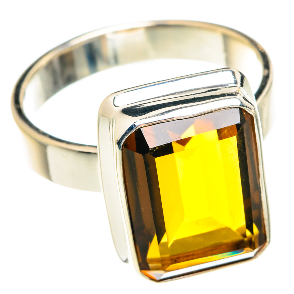 Mandarin Citrine Rings handcrafted by Anasilvercos - RING75284