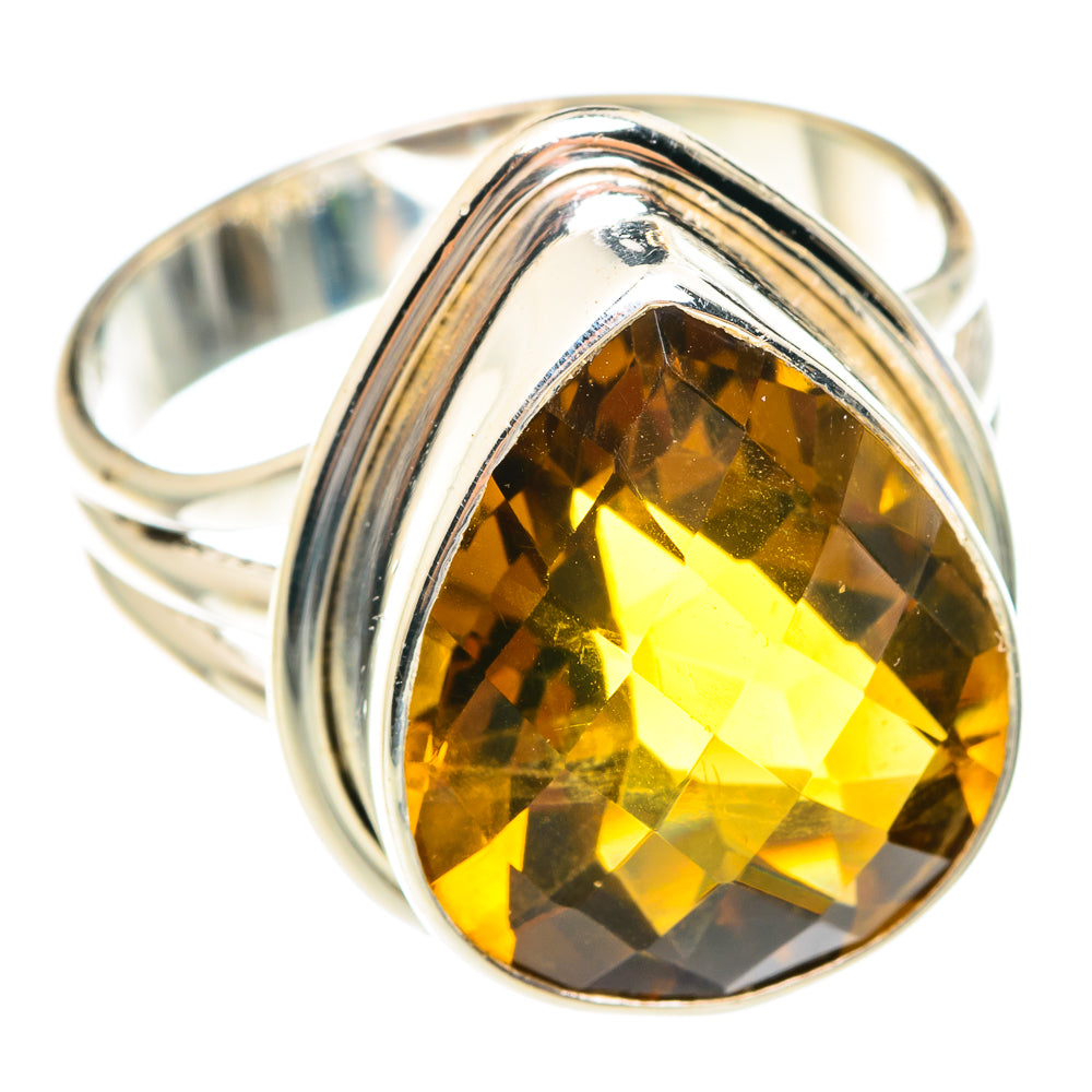 Mandarin Citrine Rings handcrafted by Anasilvercos - RING75285