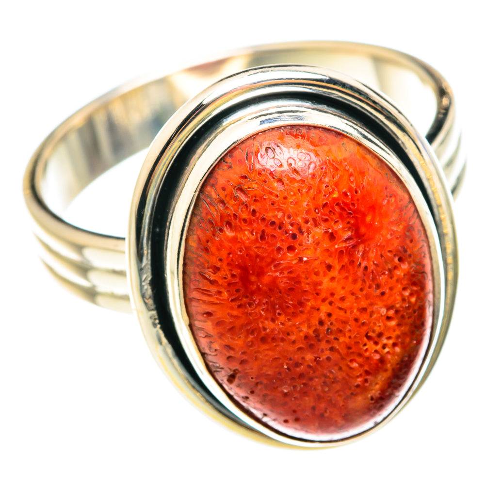Sponge Coral Rings handcrafted by Anasilvercos - RING75286