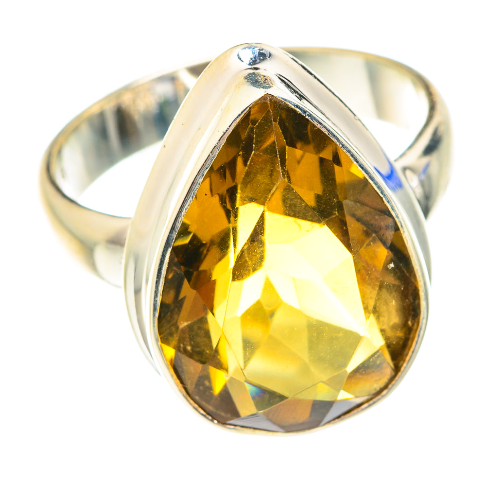 Mandarin Citrine Rings handcrafted by Anasilvercos - RING75310