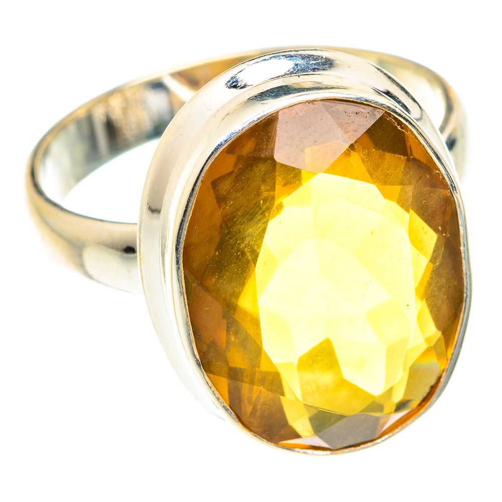 Mandarin Citrine Rings handcrafted by Anasilvercos - RING75311