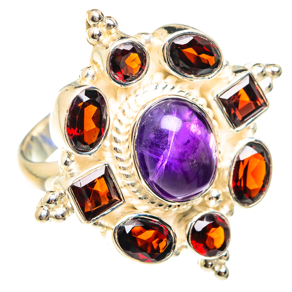 Amethyst Rings handcrafted by Anasilvercos - RING75317