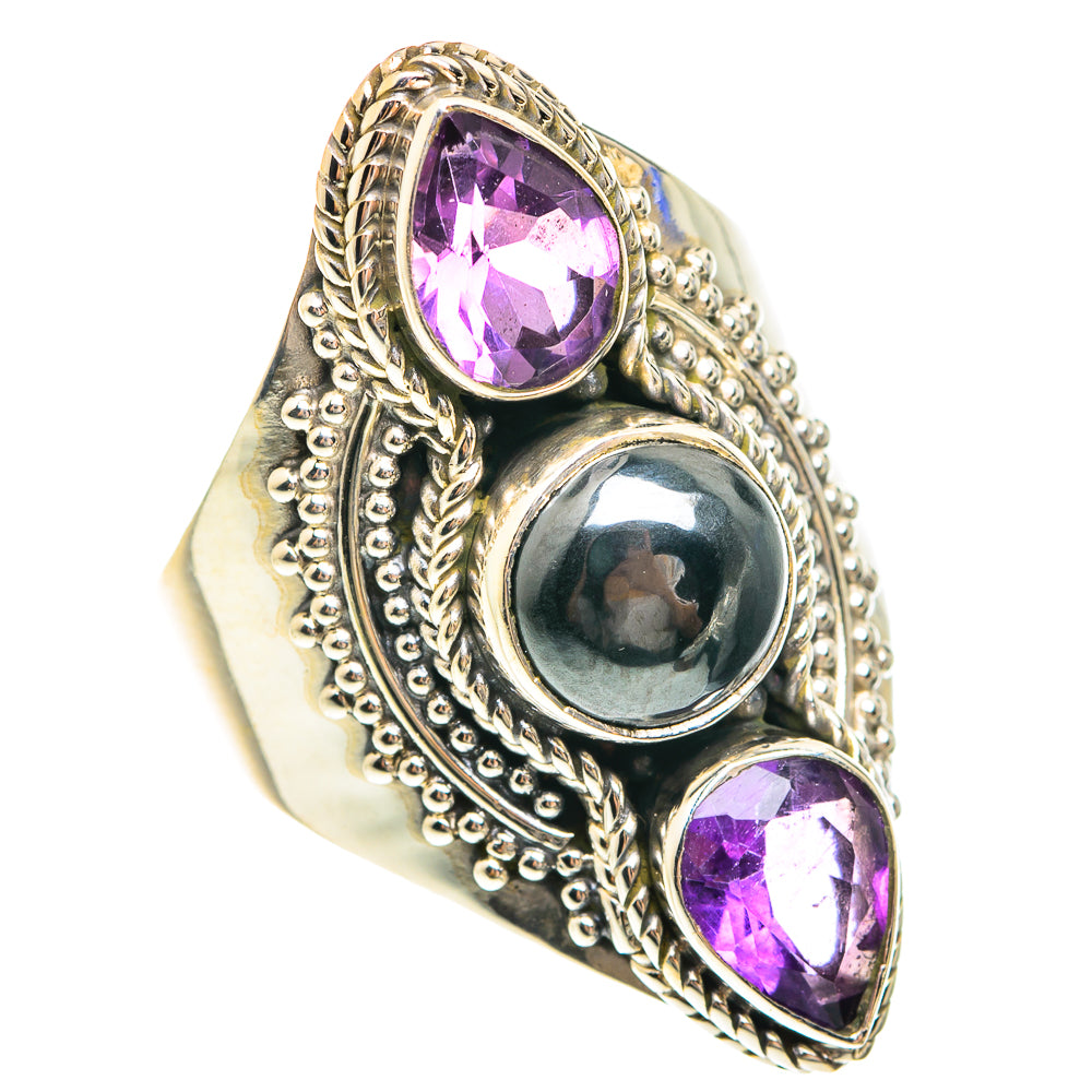 Hematite Rings handcrafted by Anasilvercos - RING75318