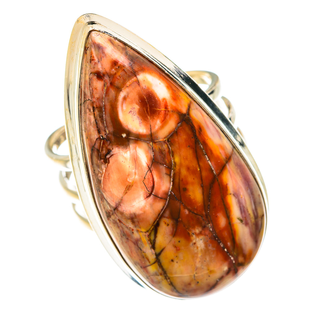 Poppy Jasper Rings handcrafted by Anasilvercos - RING75329
