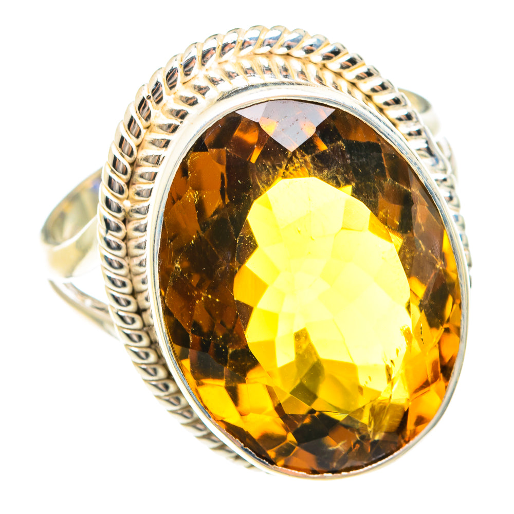 Mandarin Citrine Rings handcrafted by Anasilvercos - RING75331