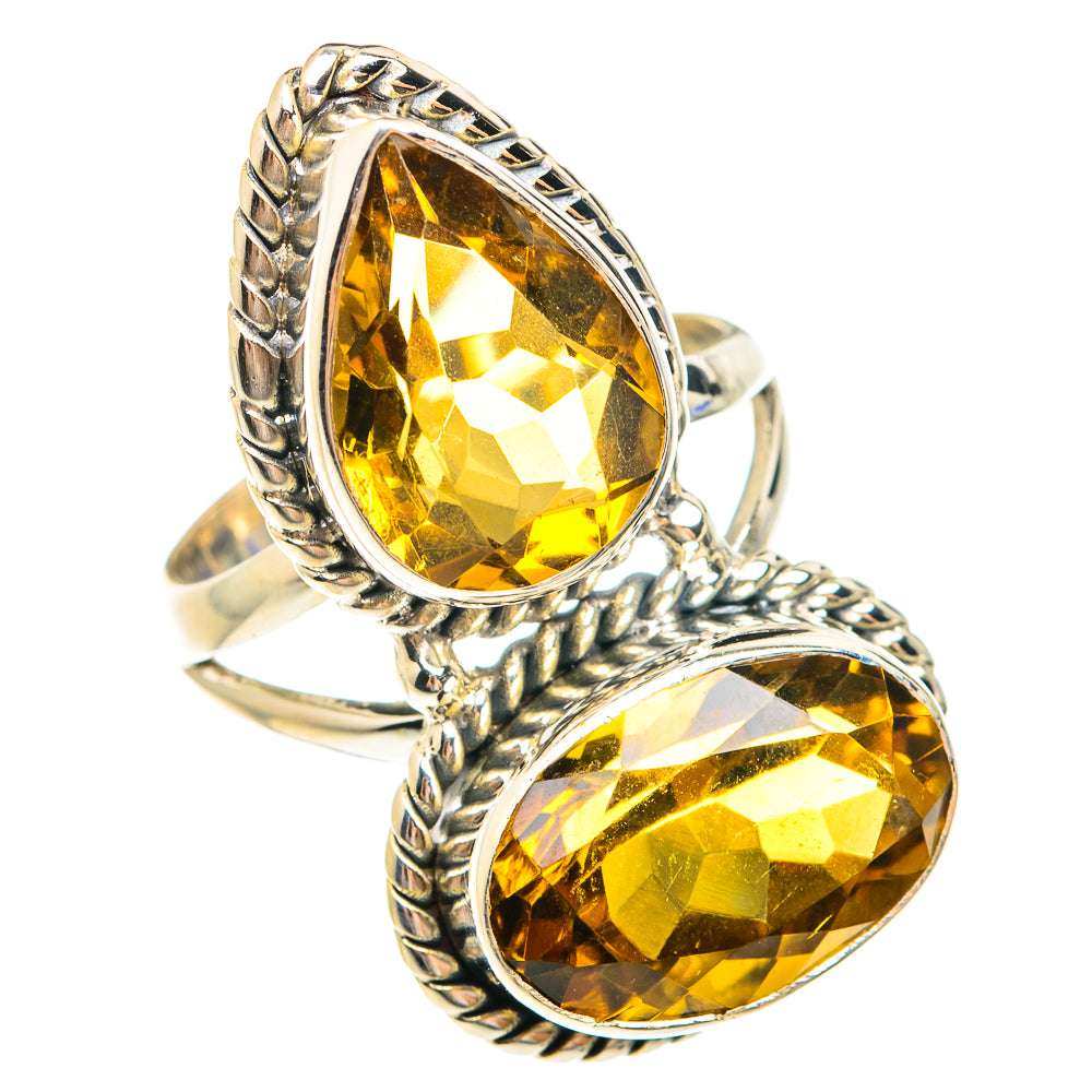 Mandarin Citrine Rings handcrafted by Anasilvercos - RING75332