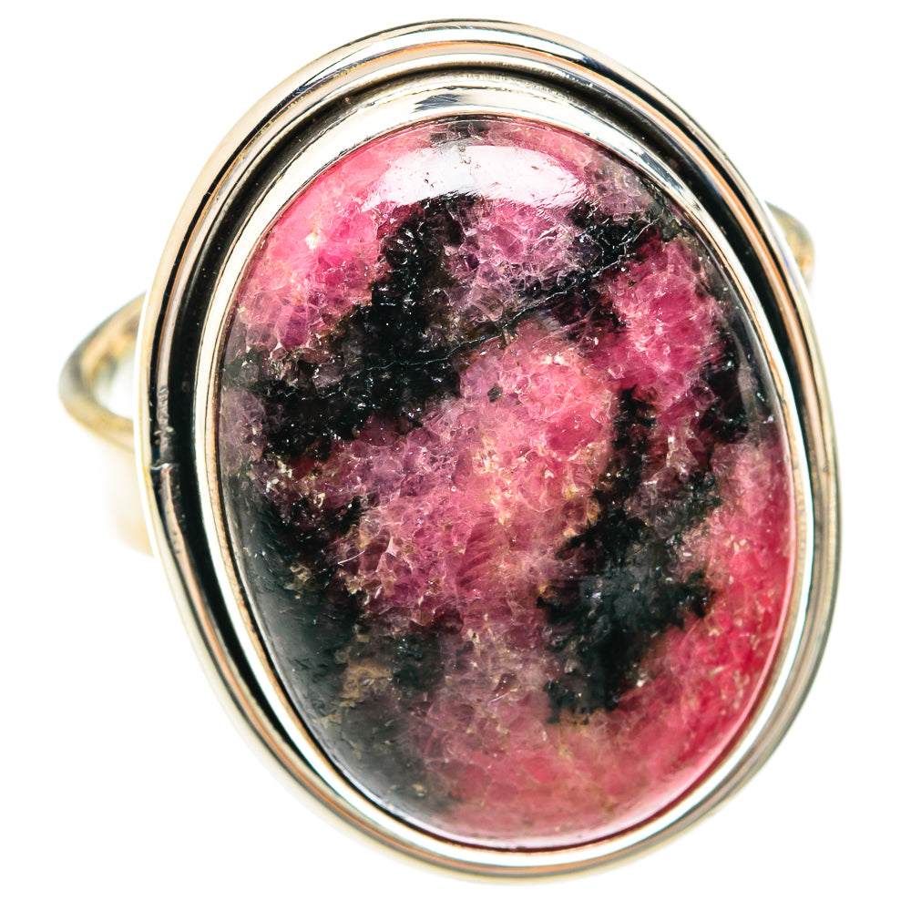 Rhodonite Rings handcrafted by Anasilvercos - RING75335