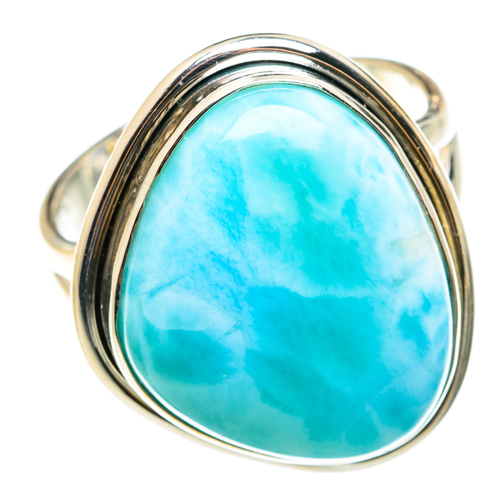 Larimar Rings handcrafted by Anasilvercos - RING75362