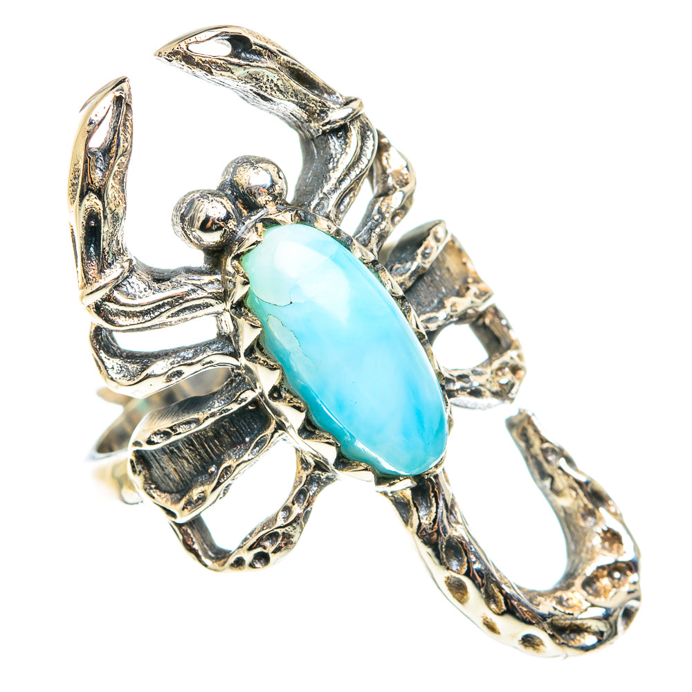 Larimar Rings handcrafted by Anasilvercos - RING75366